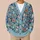 Hummingbird Floral Garden Motifs for Spring Autumn Layering and Women’s Everyday Style All-over Print Knitted Cardigan - 6