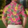 Tropical Pineapple Vacation Style for Beach Resorts and Golf Days, Men and Women Men's Polo Shirt - 5