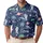 Astronaut Golf Adventure Under Palm Trees for Summer Fairways and Space-Loving Players Men's Polo Shirt - 1