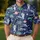 Astronaut Golf Adventure Under Palm Trees for Summer Fairways and Space-Loving Players Men's Polo Shirt - 4