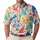 Colorful Cat Garden Motifs for Summer Golf Days and Pet Lover Gifts for Animal Lovers Men's Polo Shirt - 1
