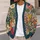 Retro Wildflower Garden Motifs for Relaxed Everyday Layering and Bohemian Weekend Style All-over Print Knitted Cardigan - 5