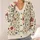 Botanical Wildflower And Insect Motifs For Everyday Layering, Cottagecore Style Women All-over Print Knitted Cardigan - 4