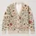 Botanical Wildflower And Insect Motifs For Everyday Layering, Cottagecore Style Women All-over Print Knitted Cardigan - 1