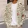 Botanical Wildflower And Insect Motifs For Everyday Layering, Cottagecore Style Women All-over Print Knitted Cardigan - 5
