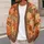 Autumn Maple Leaf Motif for Cozy Layering, Weekend Outings, and Fall Gathering Style All-over Print Knitted Cardigan - 5