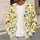 Retro Lemon Motif for Sunny All-Season Layering and Relaxed Weekend Styling for Women All-over Print Knitted Cardigan - 5