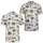 Tropical Stick Figure Golf Palm Scene for Summer Country Club Outings for Women Men's Polo Shirt - 2