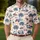 Tropical Stick Figure Golf Palm Scene for Summer Country Club Outings for Women Men's Polo Shirt - 4