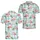 Pink Flamingo Golf Scene for Tropical Summer Fairways and Vacation Style, Men Women Men's Polo Shirt - 2
