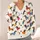 Colorful Dachshund Dogs in Cozy Sweaters for Casual Everyday Layering and Gifts for Dog Lovers All-over Print Knitted Cardigan - 4