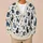 Playful Navy Cat Motifs For Cozy Autumn Layering And Everyday Casual Weekend Outings All-over Print Knitted Cardigan - 6