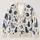 Playful Navy Cat Motifs For Cozy Autumn Layering And Everyday Casual Weekend Outings All-over Print Knitted Cardigan - 1