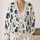 Playful Navy Cat Motifs For Cozy Autumn Layering And Everyday Casual Weekend Outings All-over Print Knitted Cardigan - 2