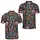 Neon Christmas Lights and Santa Festive Winter Holiday Party Style for Men and Women Men's Polo Shirt - 2