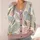 Abstract Daisy Blossoms For Relaxed Weekend Layering And Everyday Boho Wardrobe Style All-over Print Knitted Cardigan - 4