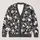 Black And White Panda Faces For Cozy Autumn Layering And Relaxed Everyday Weekend Style All-over Print Knitted Cardigan - 1