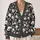 Black And White Panda Faces For Cozy Autumn Layering And Relaxed Everyday Weekend Style All-over Print Knitted Cardigan - 2