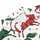 Red Green Galloping Horses for Christmas Holidays, Equestrian Fans, and Golf Lovers Men's Polo Shirt - 6