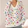 Colorful Hand-Drawn Stars for Everyday Layering, Casual Winter Style, and All-Day Cheer All-over Print Knitted Cardigan - 4