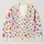 Colorful Hand-Drawn Stars for Everyday Layering, Casual Winter Style, and All-Day Cheer All-over Print Knitted Cardigan - 1