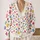 Colorful Hand-Drawn Stars for Everyday Layering, Casual Winter Style, and All-Day Cheer All-over Print Knitted Cardigan - 2