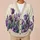 Purple Tulip Meadow Botanical Style for Autumn Layering and Everyday Garden Days All-over Print Knitted Cardigan - 6