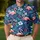 Pink Flamingo Tropical Garden Birds for Summer Golf, Beach Days, and Vacation Trips Men's Polo Shirt - 4