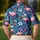 Pink Flamingo Tropical Garden Birds for Summer Golf, Beach Days, and Vacation Trips Men's Polo Shirt - 5
