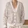 Elegant Vintage White Lace Florals for Daily Commuting and Date Outfits for Mature Women All-over Print Knitted Cardigan - 2