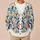 Nordic Folk Floral Medallions For Everyday Layering, Travel, And Weekend Gatherings All-over Print Knitted Cardigan - 6