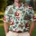 Santa Claus Holiday Reindeer Snowman Christmas Cheer for Festive Golf Outings and Parties Men's Polo Shirt - 4