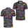 Neon Bowling Night Out Team Uniform For Men Women, Cosmic League Gifts And Match Days Men's Polo Shirt - 2
