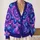 Kaleidoscopic Mandala Floral Motif for Bohemian Everyday Layering, Women’s Style All-over Print Knitted Cardigan - 2