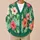 Tropical Hibiscus Monstera Leaves for Resort Days and Everyday Layering for Women All-over Print Knitted Cardigan - 6