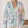 Pastel Watercolor Flowers for Everyday Dates and Commutes, Women's French-Style Elegance All-over Print Knitted Cardigan - 2