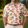 Peach Fruit Golf Gift for Summer Tennis Outfits, Couples and Country Club Players Men's Polo Shirt - 4