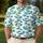 Tropical Palm Waves for Summer Beach Vacations, Golf Days, and Relaxed Island Escapes Men's Polo Shirt - 4