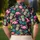 Pink Flamingo And Rainbow Pineapple Tropical Golf Style For Summer Parties And Vacations Men's Polo Shirt - 5