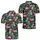 Pink Flamingo And Rainbow Pineapple Tropical Golf Style For Summer Parties And Vacations Men's Polo Shirt - 2