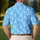 Sky Blue Tennis Racket Motif For Court Days And Summer Gifts For Tennis Lovers And Fans Men's Polo Shirt - 5