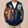 Lazy Chihuahua Watching Fish TV for Cozy Everyday Layering and Dog Lover Style at Home All-over Print Knitted Cardigan - 6