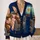 Lazy Chihuahua Watching Fish TV for Cozy Everyday Layering and Dog Lover Style at Home All-over Print Knitted Cardigan - 2
