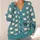 Cream Sheep Motifs On Hazy Blue For Cozy Countryside Layering And Everyday Style All-over Print Knitted Cardigan - 4