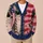 Retro Sunglasses Cat And American Flag Style For Casual Weekend Streetwear Outfit Looks All-over Print Knitted Cardigan - 6