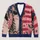 Retro Sunglasses Cat And American Flag Style For Casual Weekend Streetwear Outfit Looks All-over Print Knitted Cardigan - 1