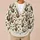 Festive Elk and Reindeer Holiday Motifs for Cozy Christmas Layering and Gatherings All-over Print Knitted Cardigan - 6