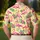 Pink Flamingo Golf Style for Tropical Summer Getaways, Beach Trips, and Resort Leisure Men's Polo Shirt - 5