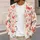 Cute Pink and Red Crabs for Coastal Summer Layering and Relaxed Weekend Style for Women All-over Print Knitted Cardigan - 5