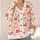 Cute Pink and Red Crabs for Coastal Summer Layering and Relaxed Weekend Style for Women All-over Print Knitted Cardigan - 4
